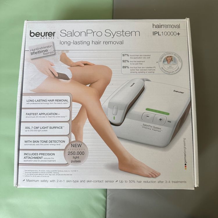 Épilateur Lumière Pulsée Beurer IPL 9000 Salon Pro - Neuf Jamais Utilisé