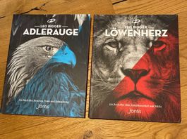 Leo Bigger "Adlerauge" und "Löwenherz", 2 Bücher