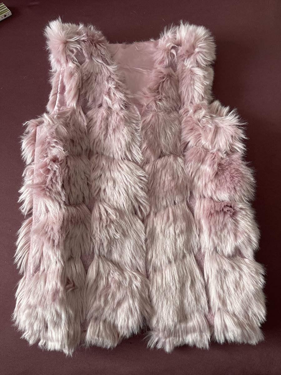 Gilet & Giacche senza maniche: Kuschelige Winterweste, rosa, Felloptik, Gr. M – Usato da Niederwangen BE venduto da Diva_74