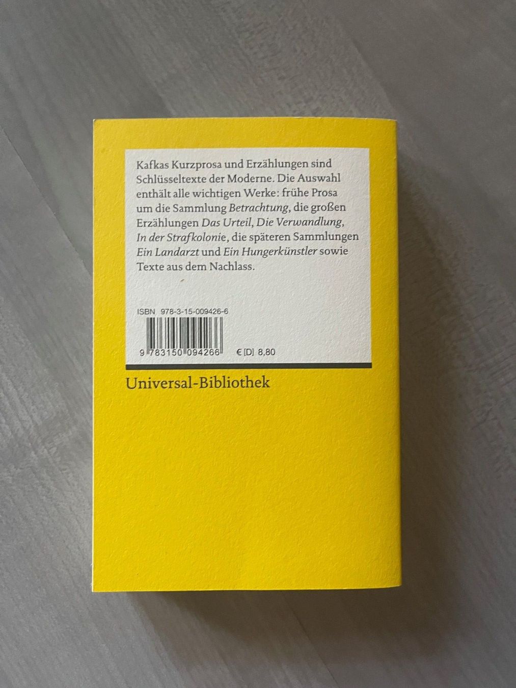 Libri: Franz Kafka erzählungen  – Nuovo (secondo la descrizione) da Berg SG venduto da ama_yk76 1