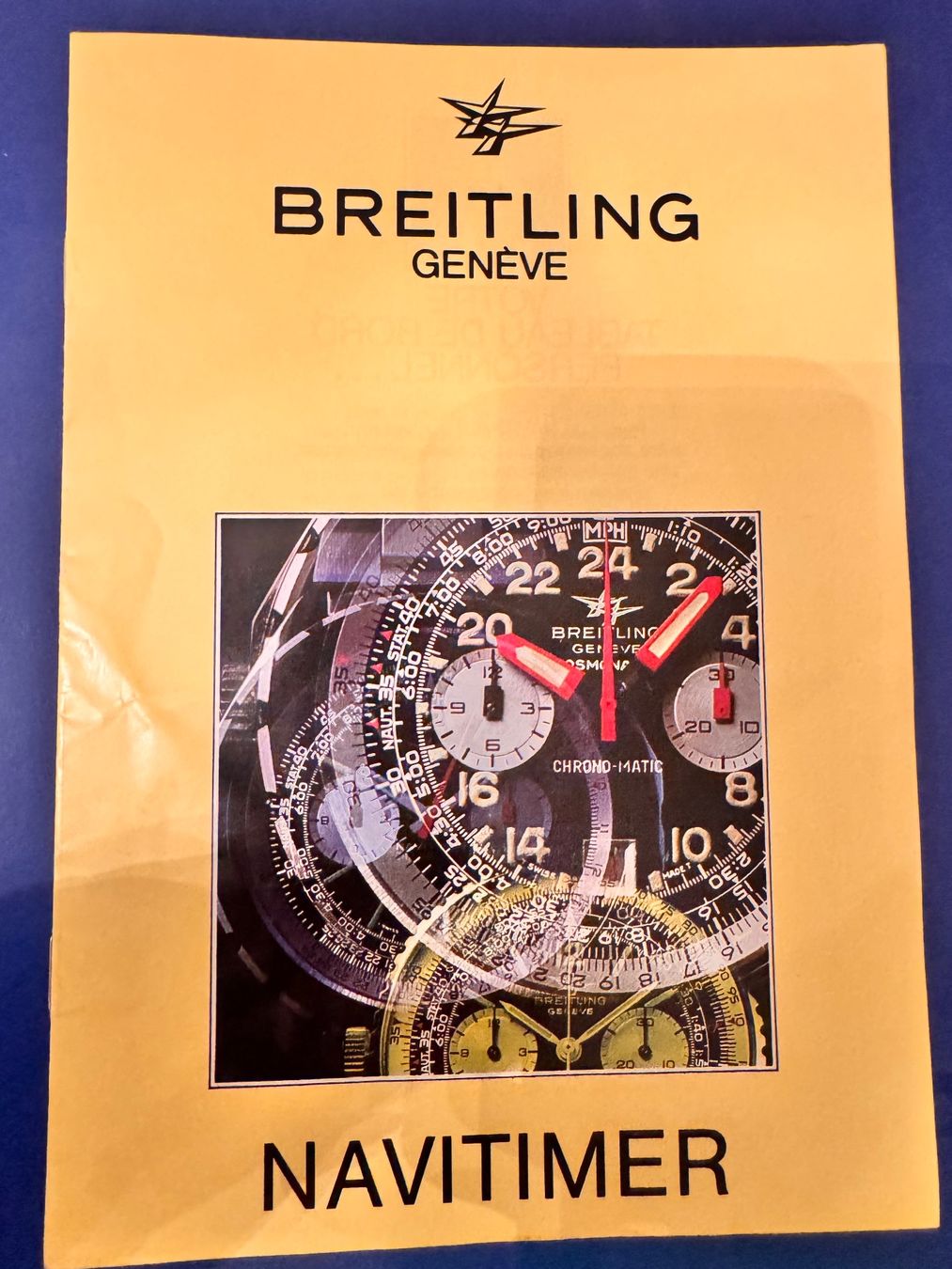 Breitling Orologi: Breitling Navitimer Chrono-Matic brochure – Usato da Zürich venduto da 613_g8jy