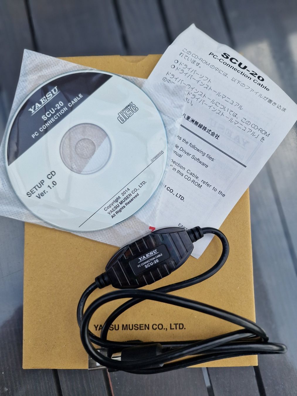 Yaesu Technique de radiocom: Yaesu SCU-20 Programmierkabel – Neuf (Voir description) à Stein am Rhein par Sab1