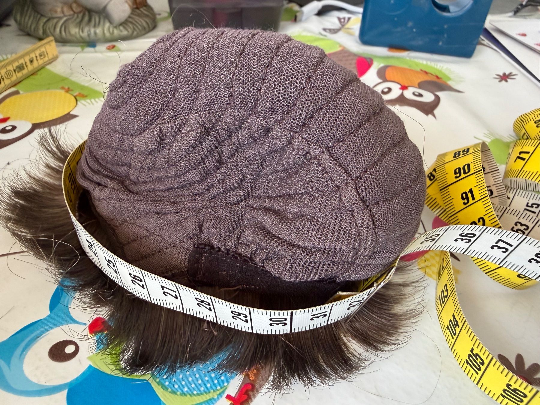 Puppen: Puppenperücke, Perücke Puppen, U: 31 cm, L: 13 cm, Echthaar – Gebraucht aus Egg b. Zürich von Mogli93 5