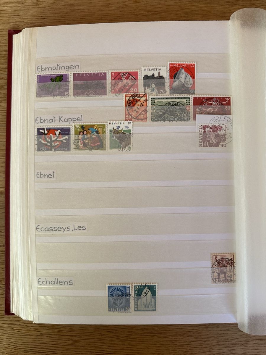 Tutti i francobolli: Schweiz - Ortspoststempel Sammlung von Cozzo - Echallens – Usato da Schmitten / FR venduto da Samsara169 9