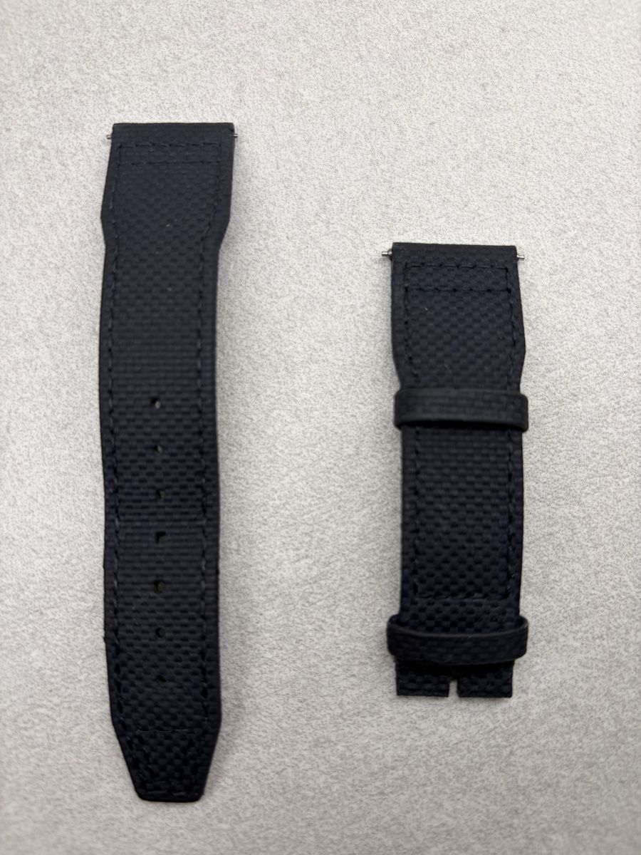 IWC Bracciali & Braccialetti: IWC Band Stoff/Leder schwarz – Usato da Itingen venduto da Francinio