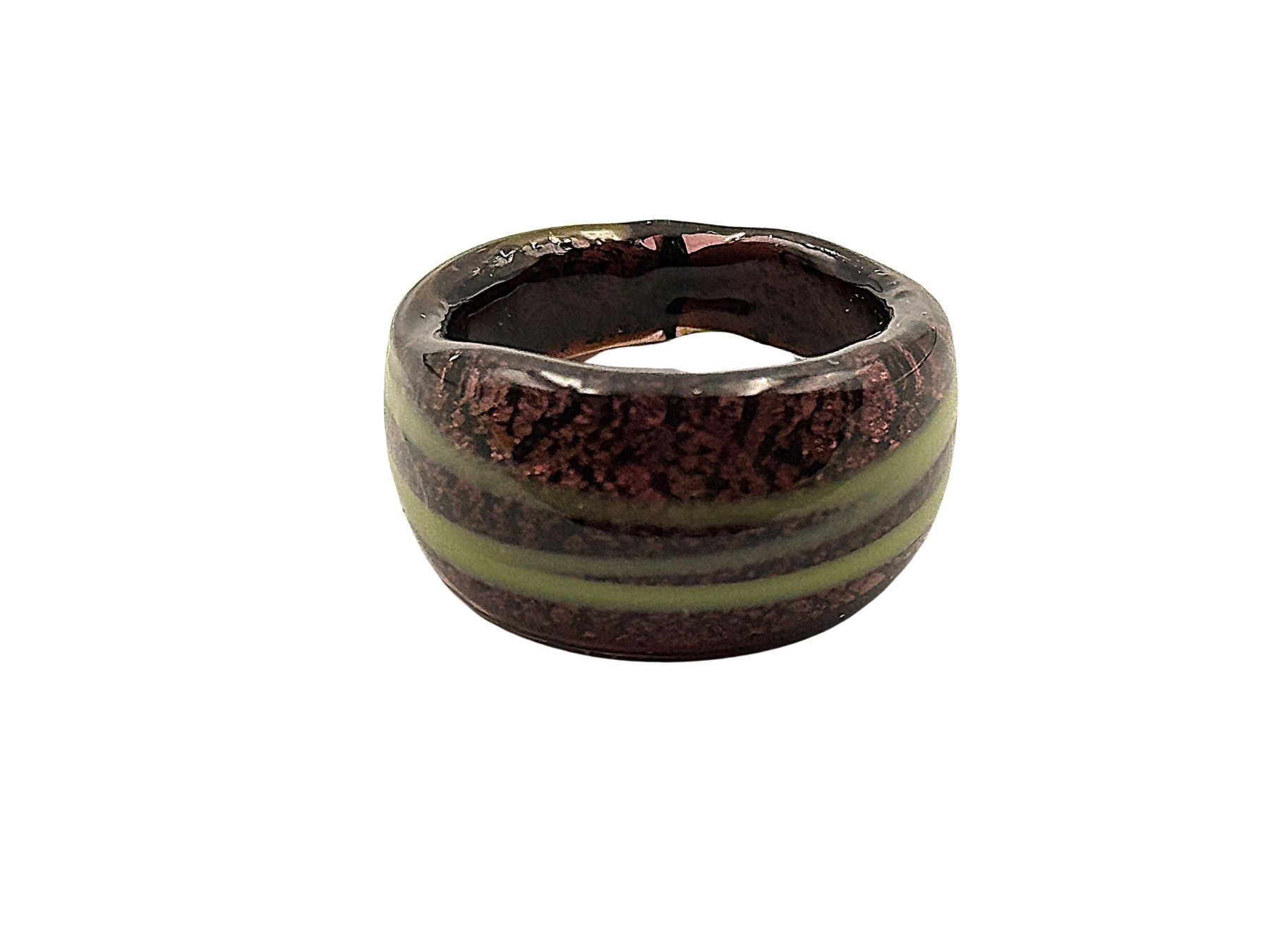 Murano Anelli: Ring Murano Glas G 54 Breite 12mm – Nuovo e nell'imballaggio originale da Oberkulm venduto da Murano-Schmuck 3