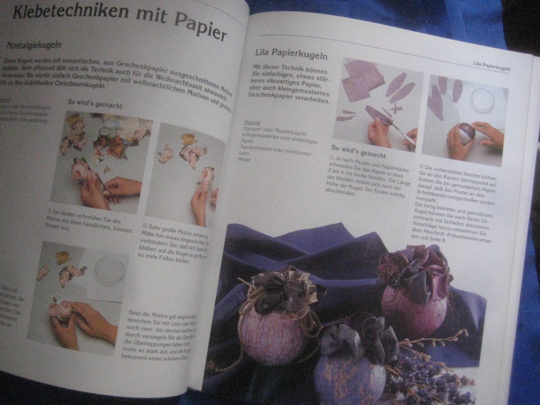 Livres: BUCH   SCHMUCK - KUGELN  BASTELN – D'occasion à Uster par flocke1 1