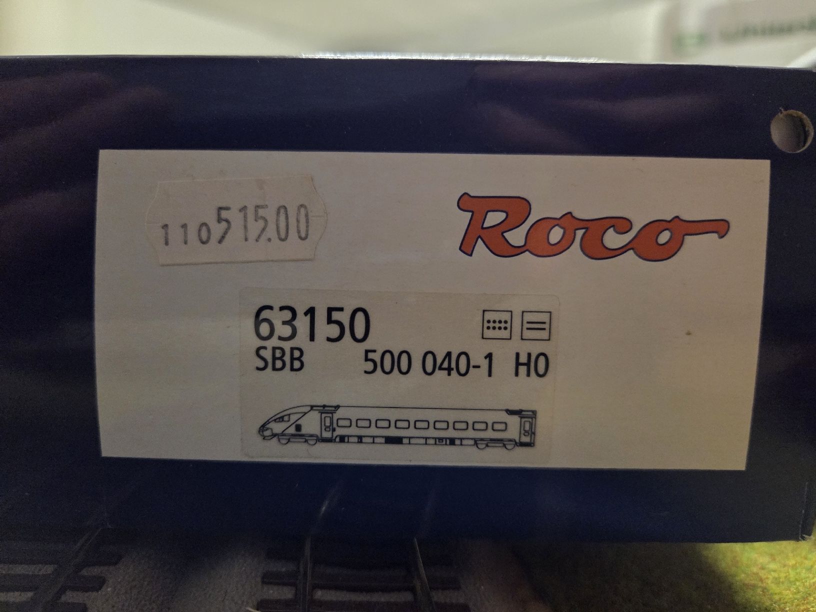 Roco Modellini di ferrovie: Roco H0 ICN 63150 + 63152 Analog – Usato da Schaffhausen venduto da JonnyC 1