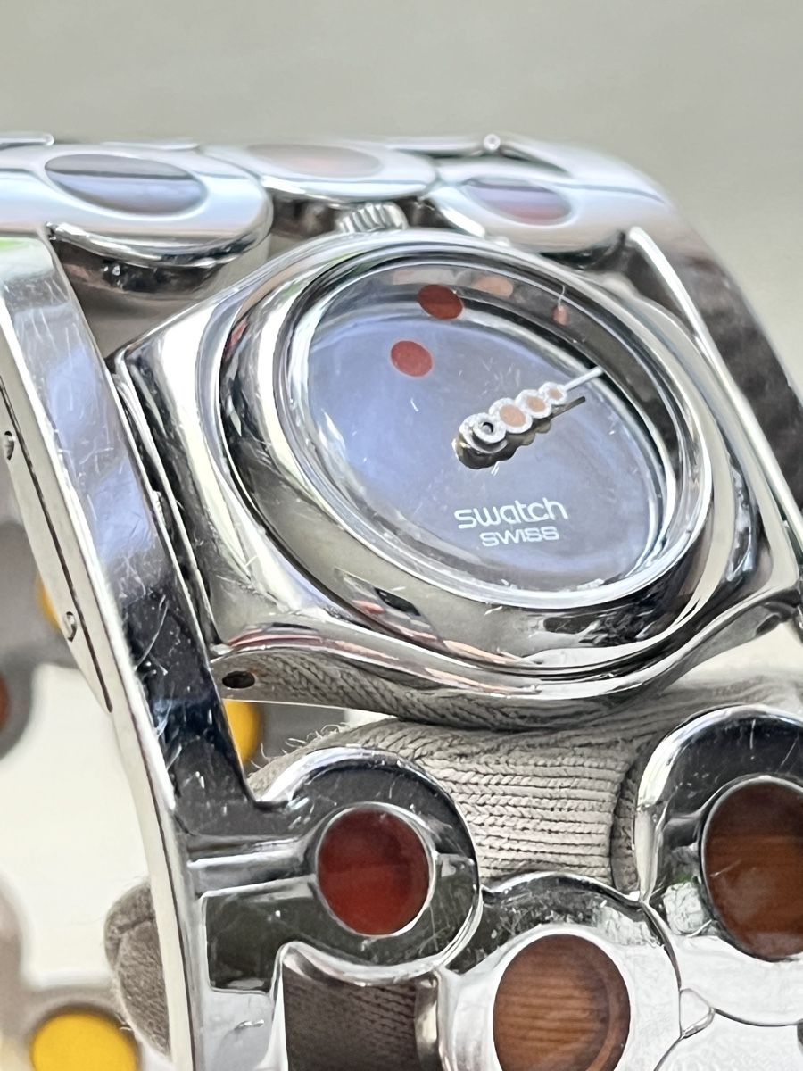 Swatch Orologi: Swatch Armbanduhr Damen silberfarben  – Usato da Grenchen venduto da chththl 4