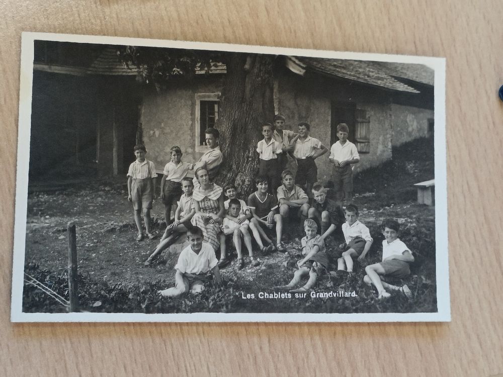 Echt Photo Karte / Les Chablets sur Grandvillard ca. 1920 (Gebraucht ...