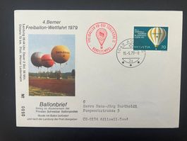 Brief 25. Ballonpost 1979 Assens   (G2450)