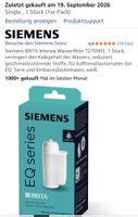 2x Wasserfilter Siemens Brita Intenza EQ series TZ70003