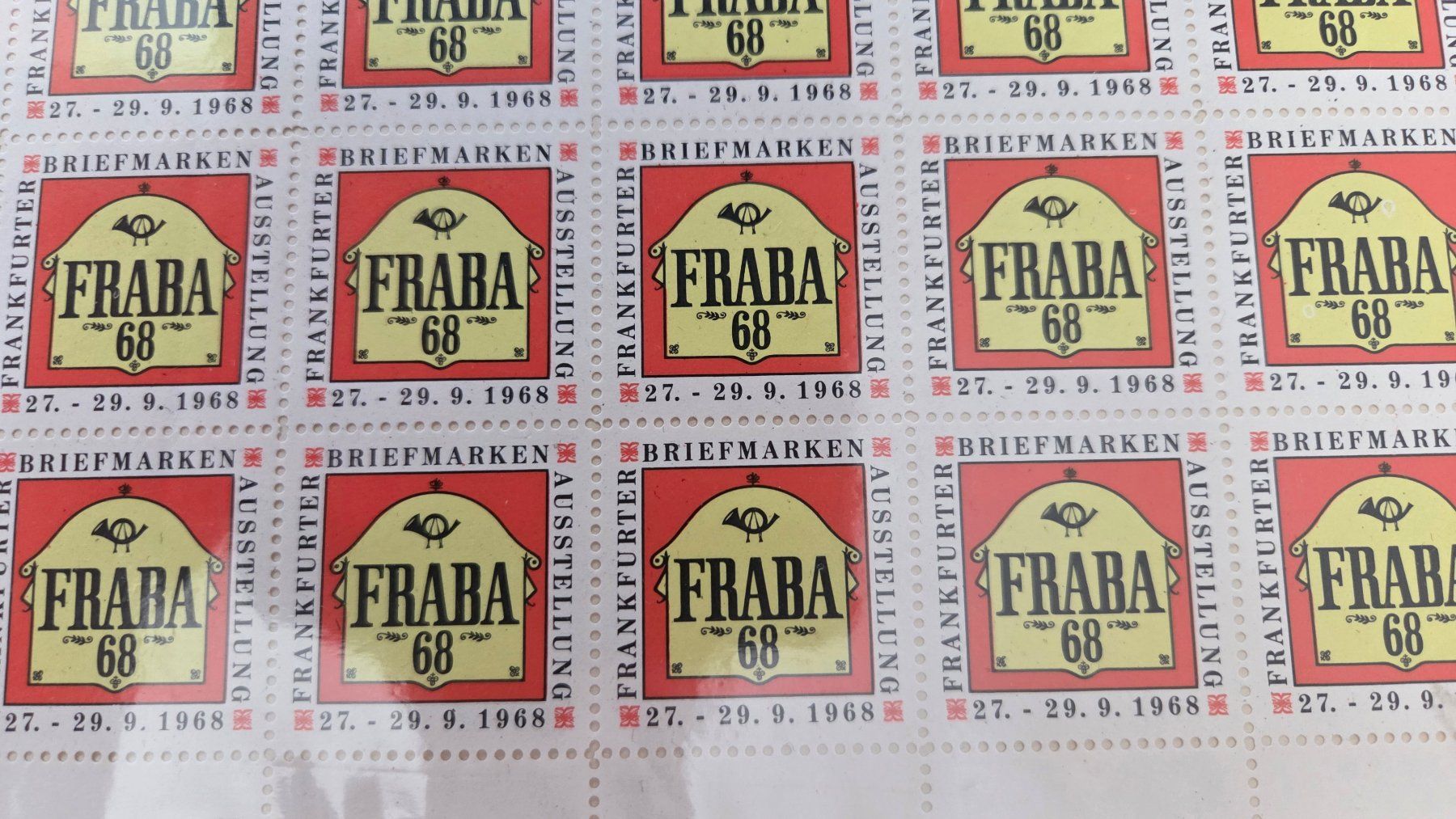 Alle Briefmarken: Lot Bogen mit Vignetten – Gebraucht aus Muri b. Bern von Nydegg3 2