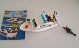 Lego 4011 Cabin Cruiser (Kabinenkreuzer mit Hai und Anglern)