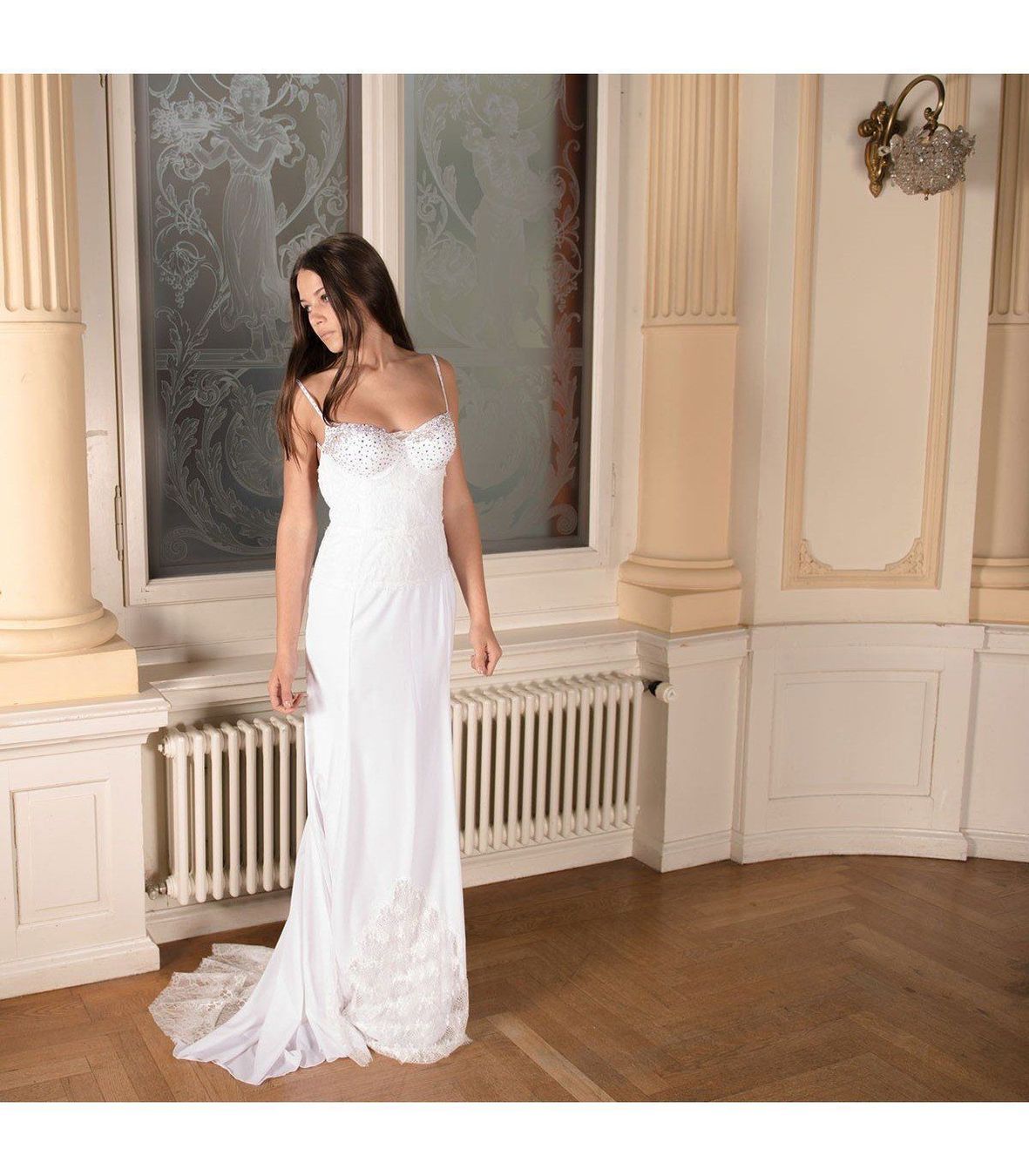 Vestiti: Brautkleid mit Swarovski Kristallen – Nuovo e nell'imballaggio originale da Brütten venduto da Diana098 1