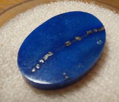 Lapis Lazuli, oval , flach 3.44ct