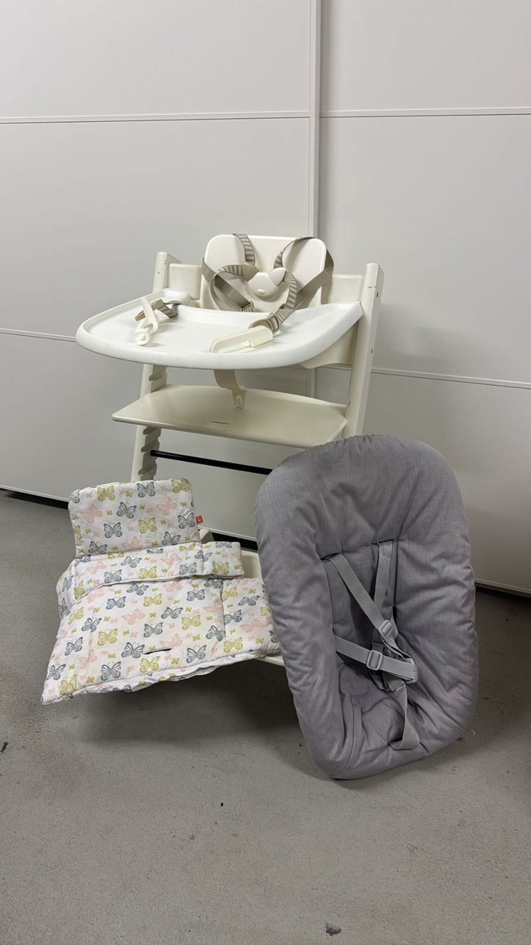 Stokke Seggioloni: Stokke Tripp Trapp Trip Trap komplett Set – Usato da Dinhard venduto da R.B.G23 2