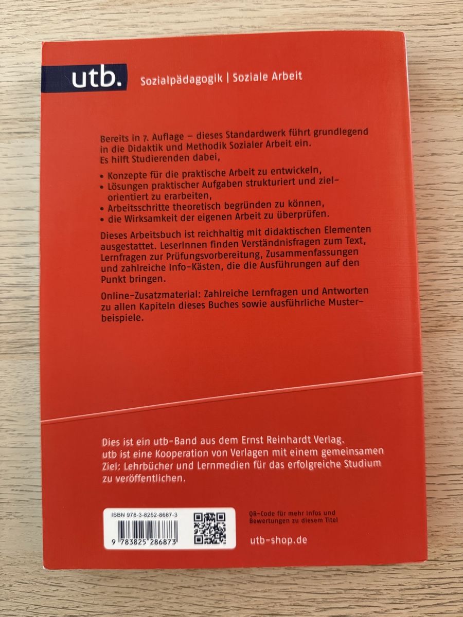 Libri: Didaktik / Methodik Sozialer Arbeit - J. Schilling – Usato da Wald ZH venduto da 2kndPlant 1