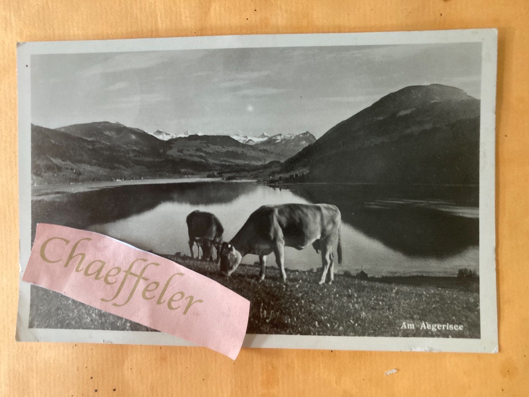Cartoline postali: 1940 am Ägerisee – Usato da Zürich venduto da Chaeffeler