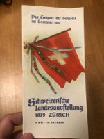 Schweizerische Landesausstellung 1939 Zürich. Vogelschauplan