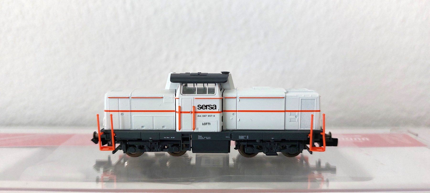 Fleischmann Modellini di ferrovie: Fleischmann Diesellok " SERSA LOTTI " 721212  TOP AKTION – Nuovo e nell'imballaggio originale da Biberist venduto da Ntrains 1