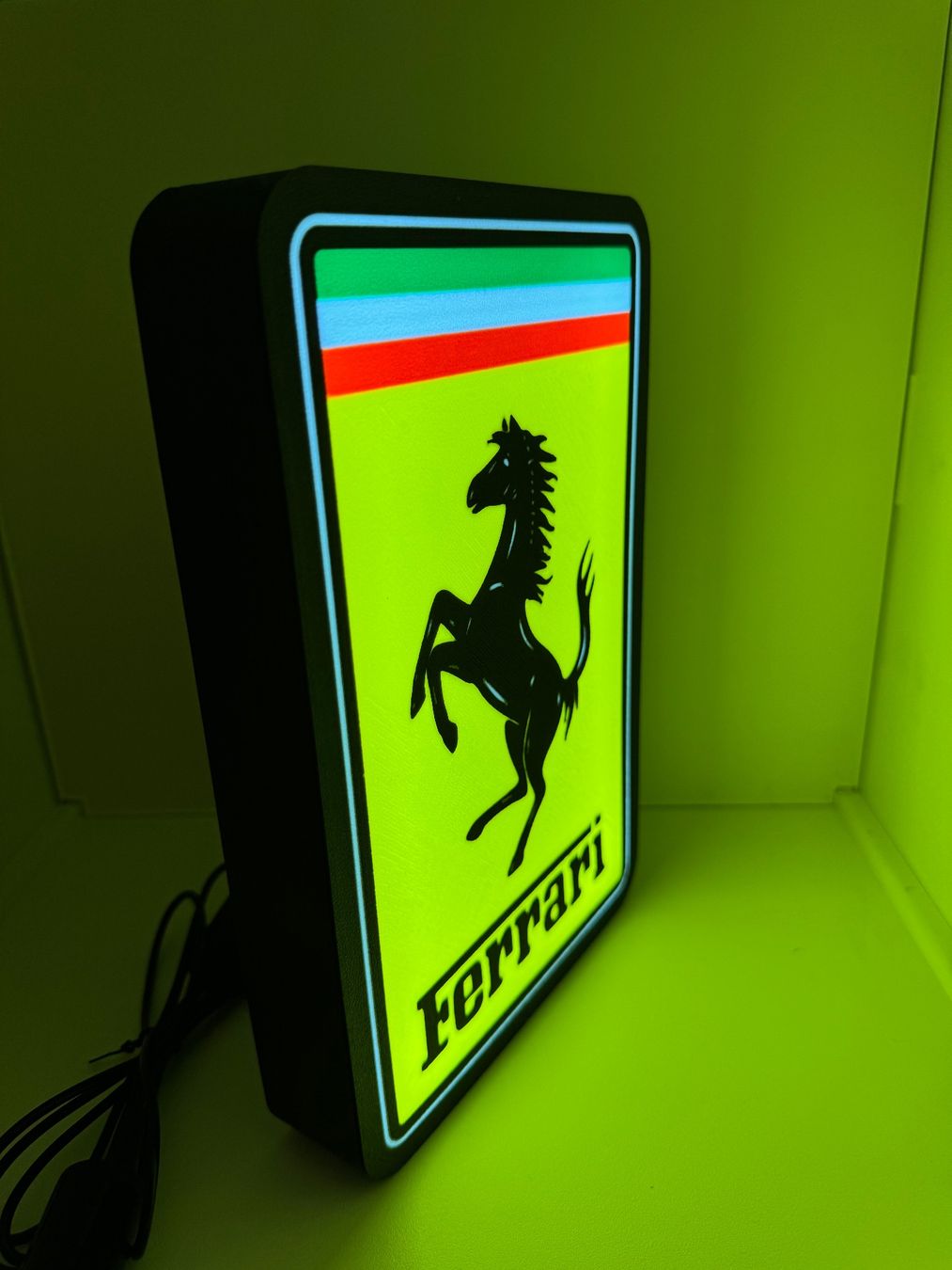 Lampade: Lightbox lampe led LOGO FERRARI – Nuovo (secondo la descrizione) da Vicques venduto da PAMB3D 5