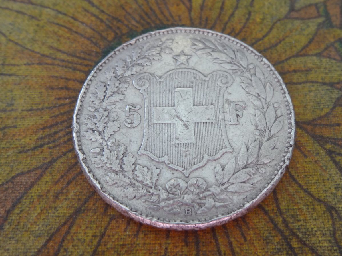Tutti le monete: 5 Fr. 1904 – Usato da Romanel-sur-Lausanne venduto da Swift13