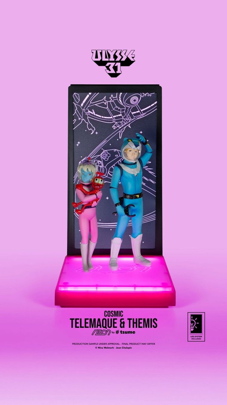Ulysse 31 Neon 1/9 Telemachus & Themis Cosmic Version 20 cm (Neu und ...