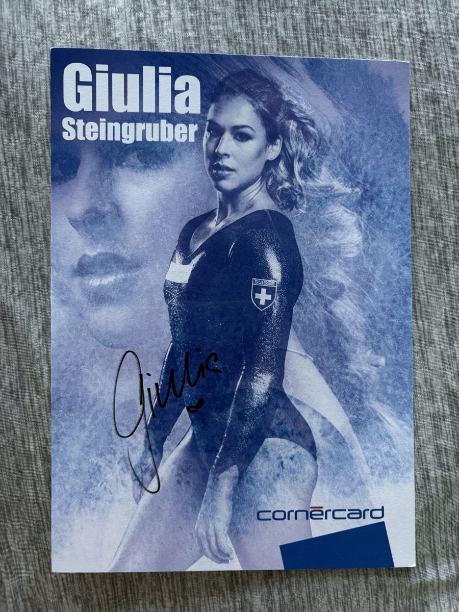Autogramme: Giulia Steingruber Original Autogramm – Gebraucht aus niederbipp von LaHabana1