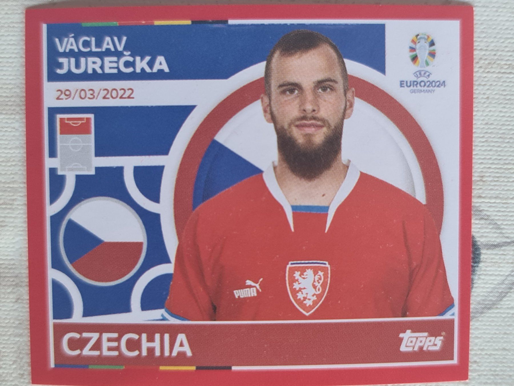 Topps Carte collezionabili: Topps EURO2024 CZE 21 – Nuovo e nell'imballaggio originale da Dintikon venduto da Prime-shop