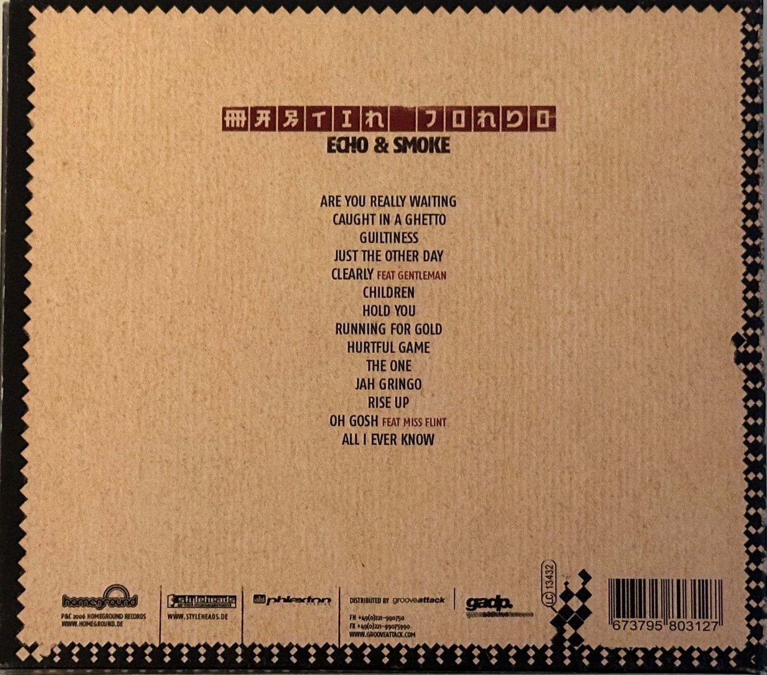 CD: Martin Jondo - Echo & Smoke - CD – Usato da Geuensee venduto da dmi_hdp9 1