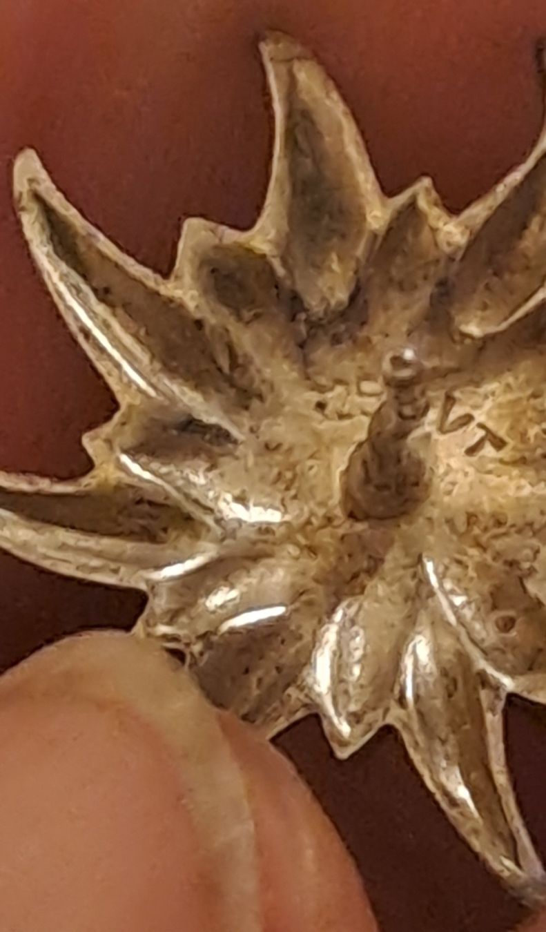 Orecchini pendenti & Orecchini a lobo: Boucle d oreille edelweiss 925 – Usato da Biel/Bienne venduto da raf_2yqq 2