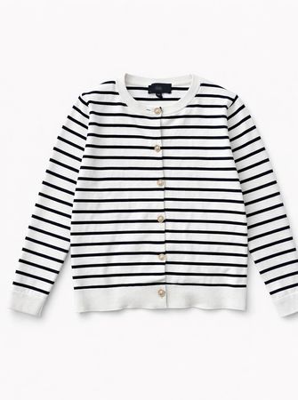 Zara Gestreifte Strickjacke