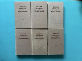 Brehm - Beiträge zur Vögelkunde - 6 Bände