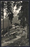 Grabs, Kurhaus Voralp mit Strasse und Be