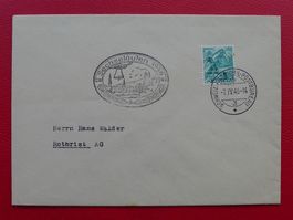1946, Automobilpost Zürcher Sechseläuten +Nr.202 +Stempel !