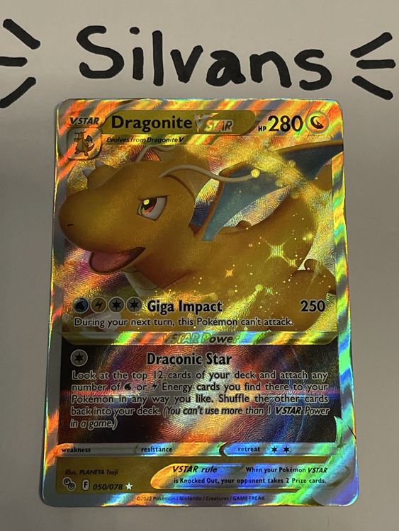 dragonite vstar pokemon go card Amazon.com: Pokemon - Dragonite VSTAR -SWSH236 - Black Star Promo