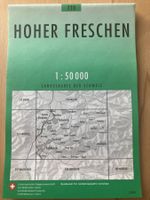 Landkarte HOHER FRESCHEN 1:50’000