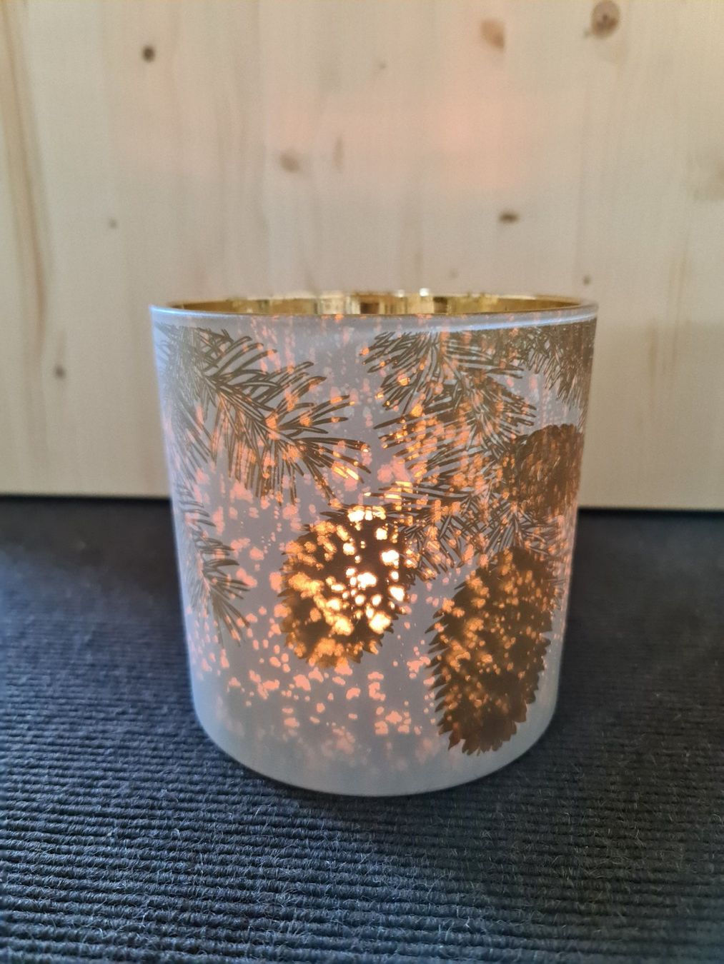 Kerzenständer: Windlicht gold/weiss, NEU – Neu (gemäss Beschreibung) aus Uster von Cruleye 7
