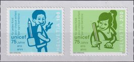 2021, Nr.1854+1855 (UNICEF, 2 Marken) postfrisch **.