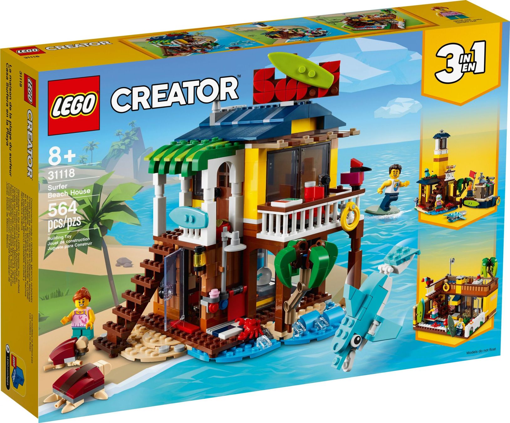 Lego Kit di costruzioni: 31118 Surfer-Strandhaus – Nuovo e nell'imballaggio originale da St. Gallen venduto da brickli