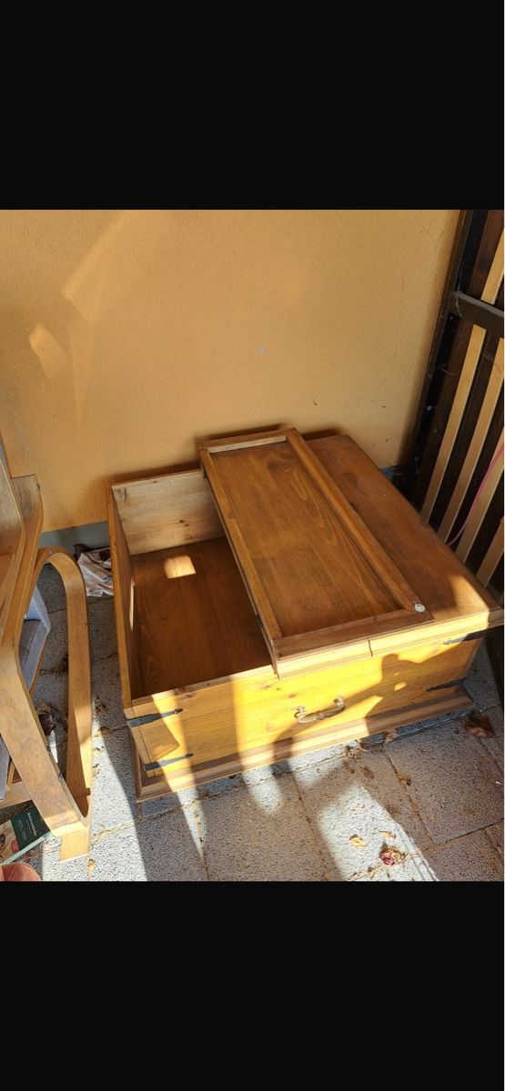 Cassapanche: Holz Truhe mit Deckel und Griffen gebraucht – Usato da Zürich venduto da Jadi2019 1