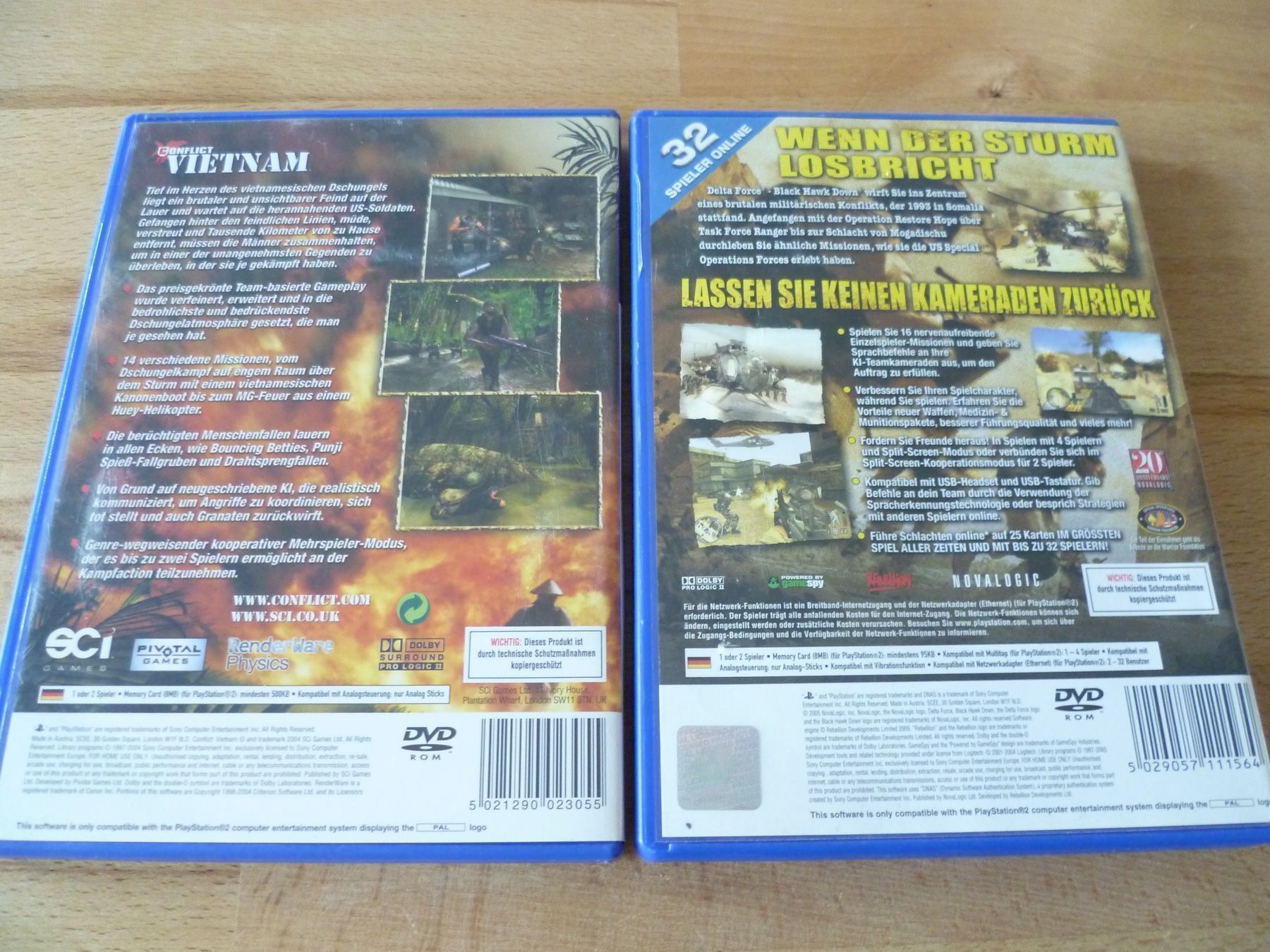 Sony Spiele: Conflict Vietnam + Delta Force BHD - PS2 – Gebraucht aus Thalwil von ranx 2