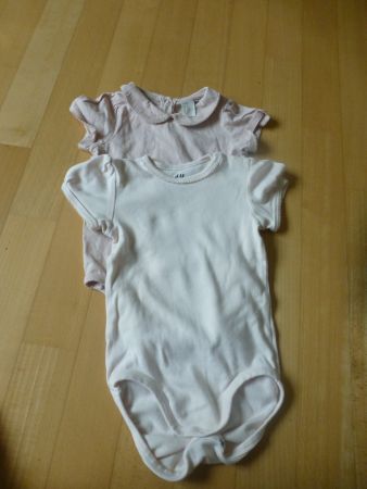 2 x Baby-Body H & M kurzarm