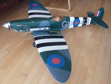 Modellismo RC: Spitfire, MK6 Spw 165cm  11ccm 4Takt – Usato da Tagelswangen venduto da Harubi2 2