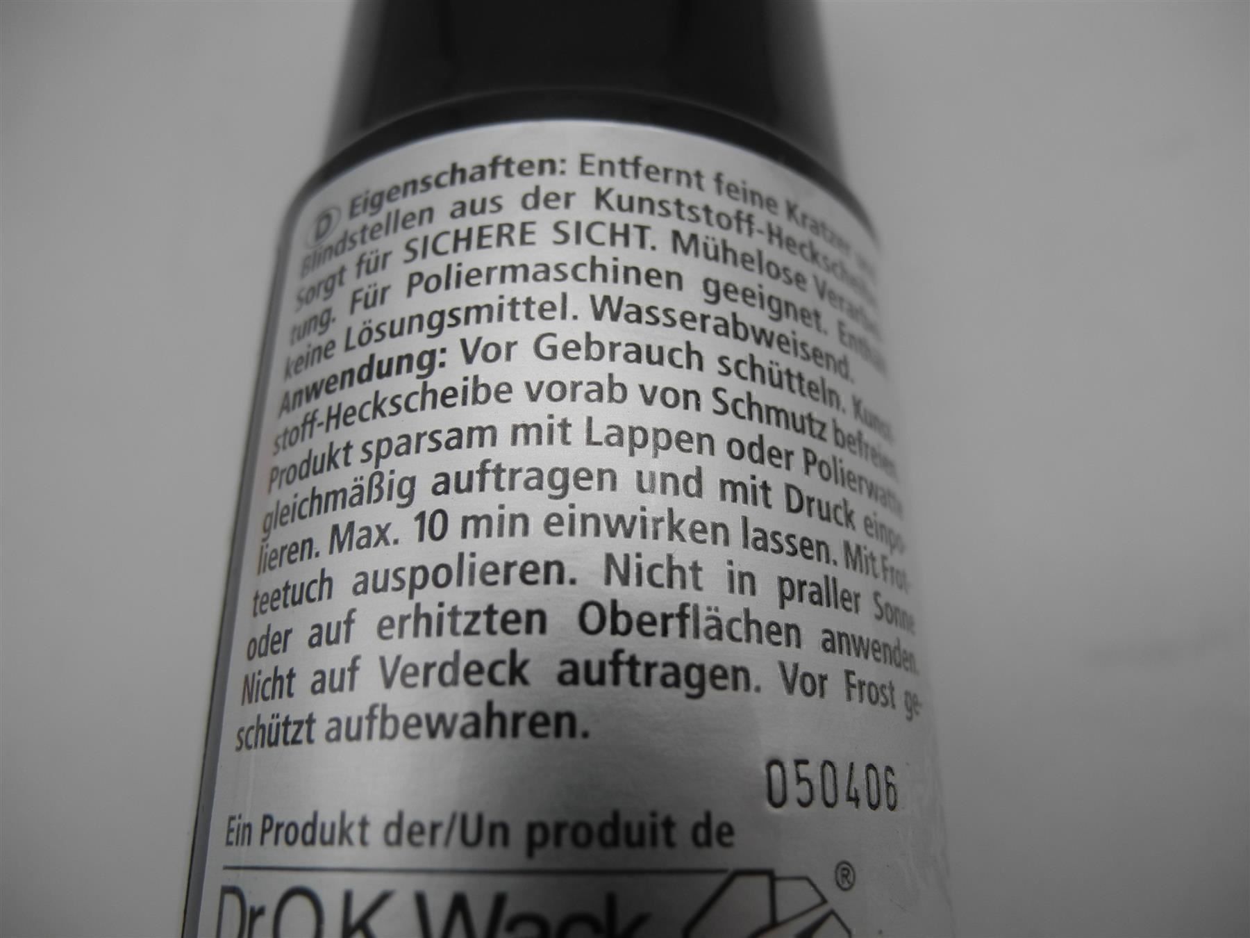 Prodotti di pulizia: C1 Cabrio Heckscheibenreiniger, Nr. i61 – Nuovo e nell'imballaggio originale da Kottwil venduto da Crazyrolf 3