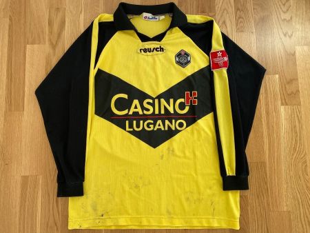 MATCHWORN # 10 ROSSI FC LUGANO TRIKOT FCL MAGLIA XL