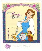 Block "Walt Disney. Die Schöne und das Biest". St. Vincent.