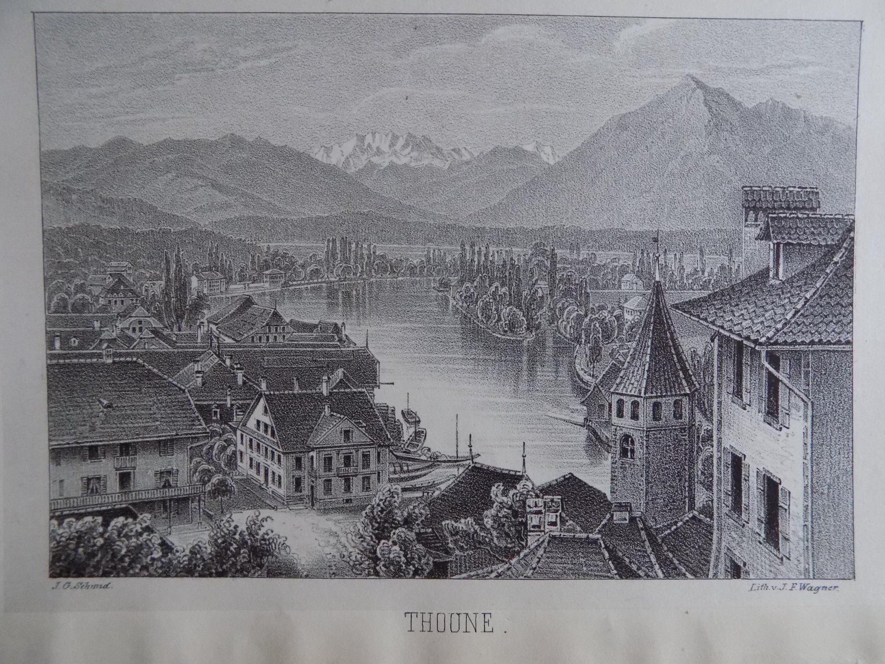 Stiche: Thun Lithographie – Gebraucht aus Risch von Antikfee 5