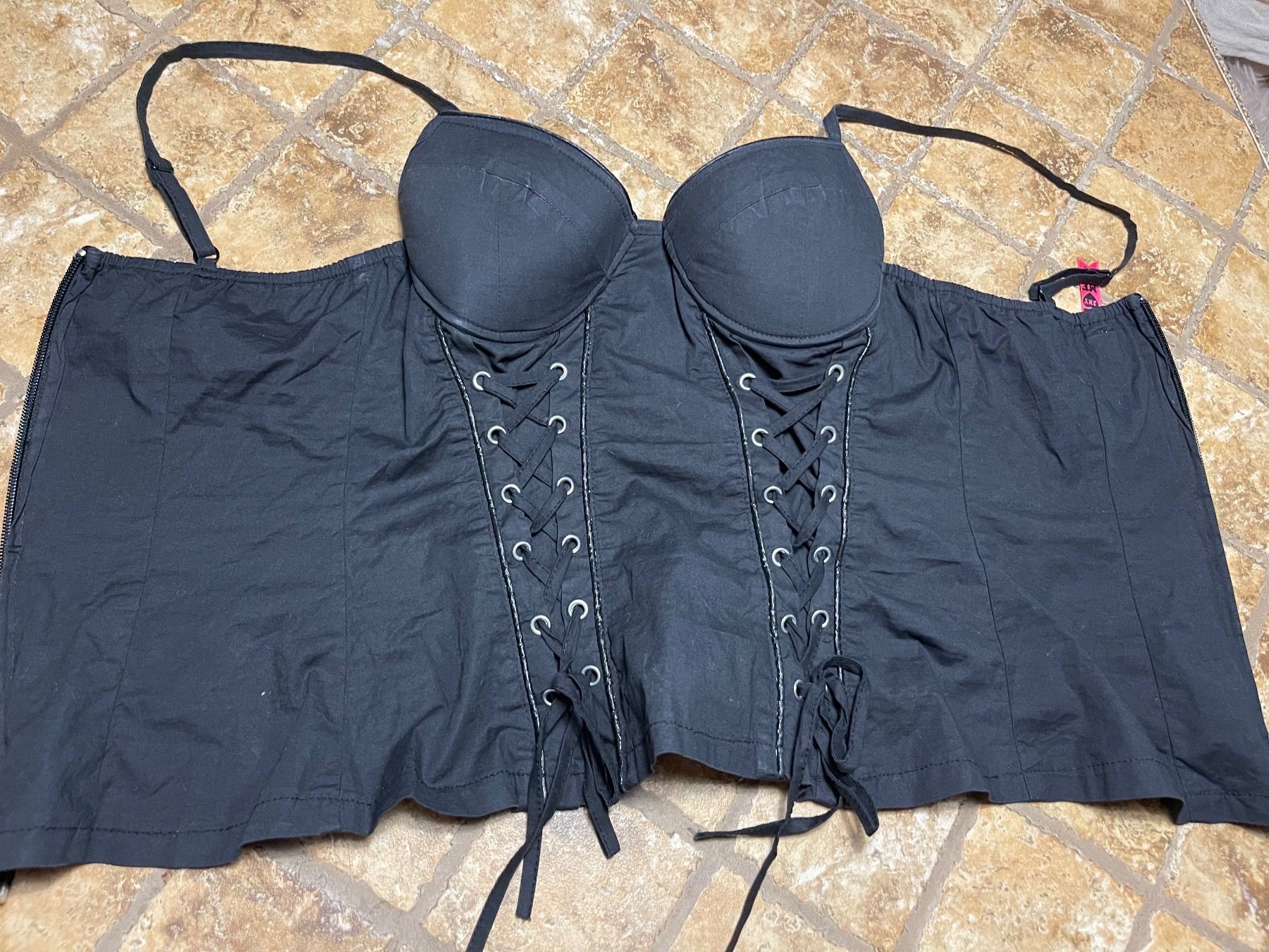 Tops: Top -Corsetto con lacci Di cottone-tgM-feste👌vacanze – Neuf (Voir description) à Gordevio par LanaZimm 4